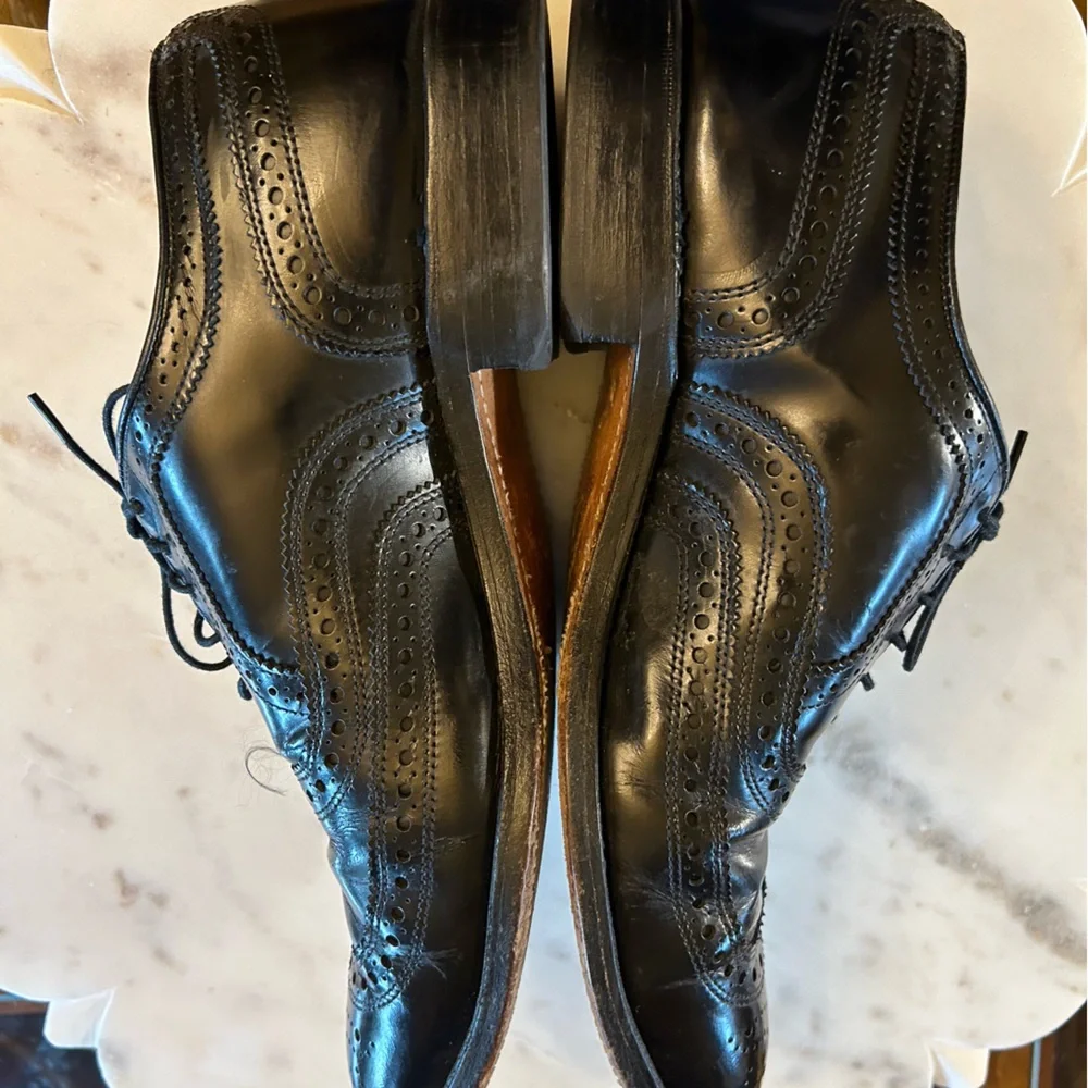 Allen Edmonds McAllister Wingtip Oxford Leather Shoes 9 C